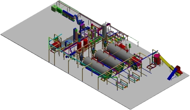 ENCORE Advanced Pyrolysis Technology - Plant Visualisation