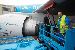 Weekly Waste to Biofuel Powered Transatlantic Flights for KLM