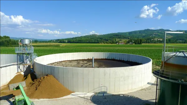 Anaerobic Digestion plant heat used to dry tobacco in Italy