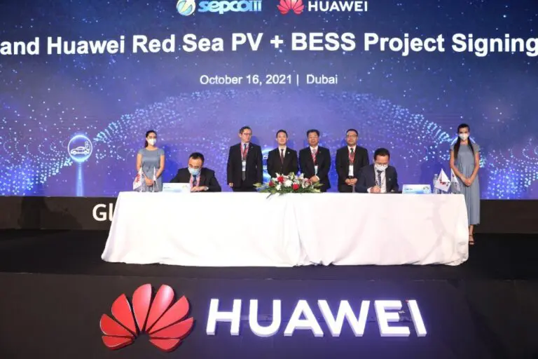 Huawei secures contract for 1300MWh Saudi battery storage project