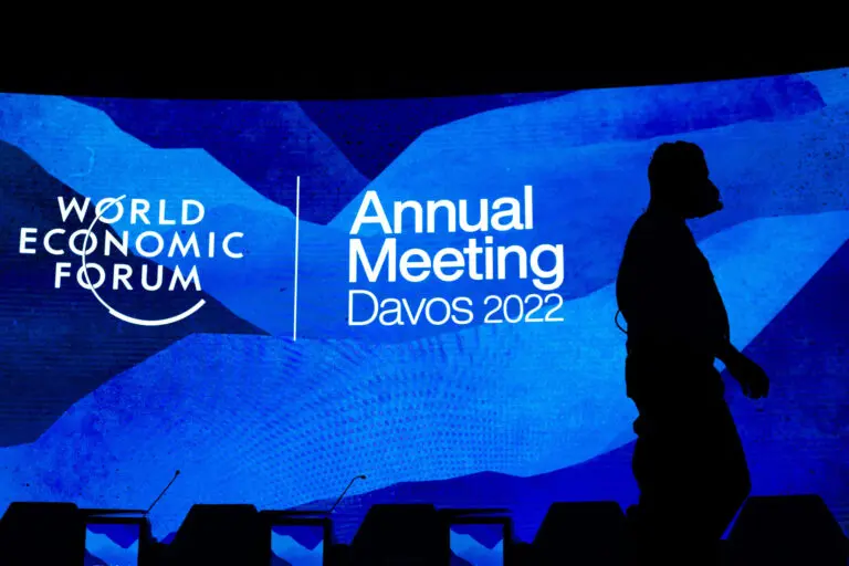 What are the key climate themes at Davos?