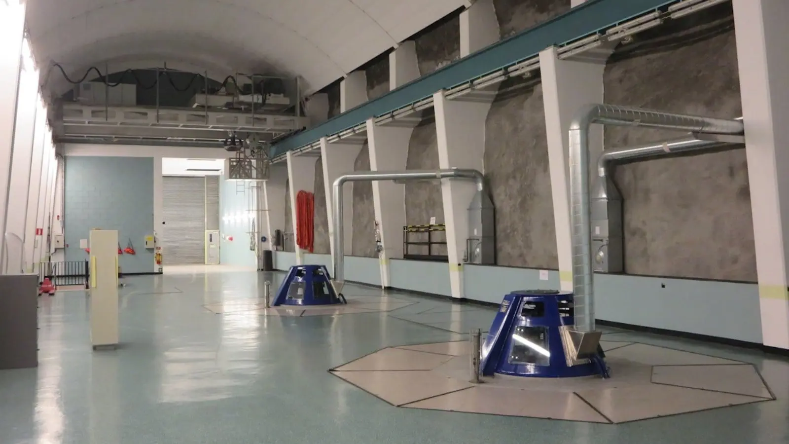 Machine hall at the Refsdal hydropower plant in Norway