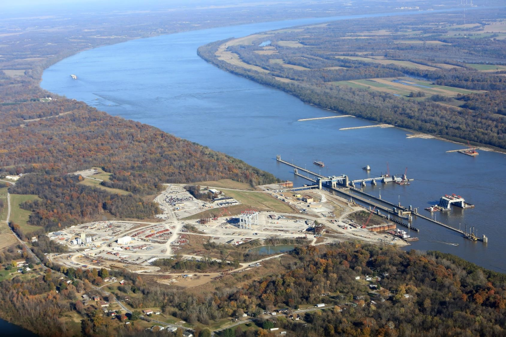 Olmsted Locks and Dam in Illinois, a candidate for hydropower generation
